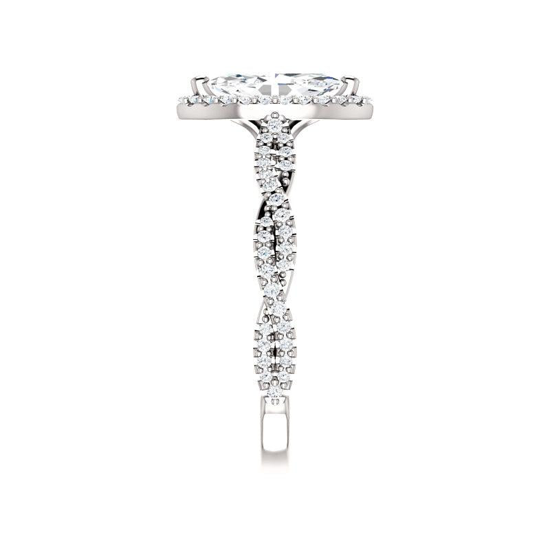 The Margie Marquise Moissanite Ring