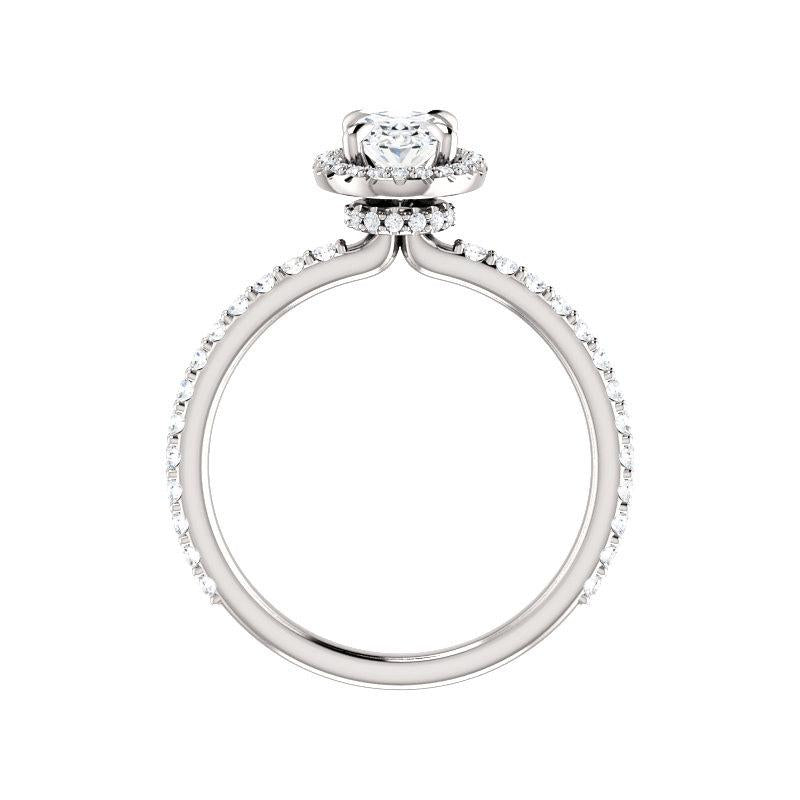 The Ada Oval Cut Moissanite Ring