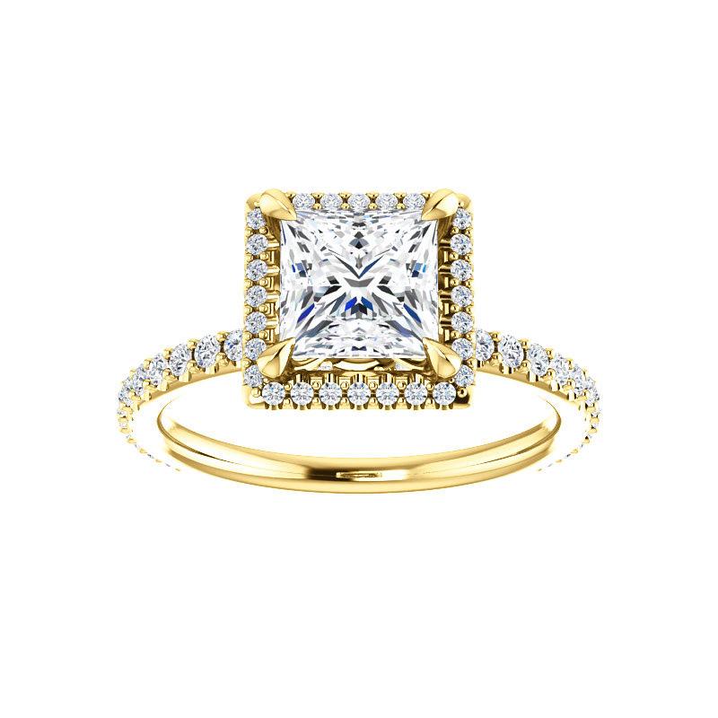 The Ada Princess Moissanite Ring