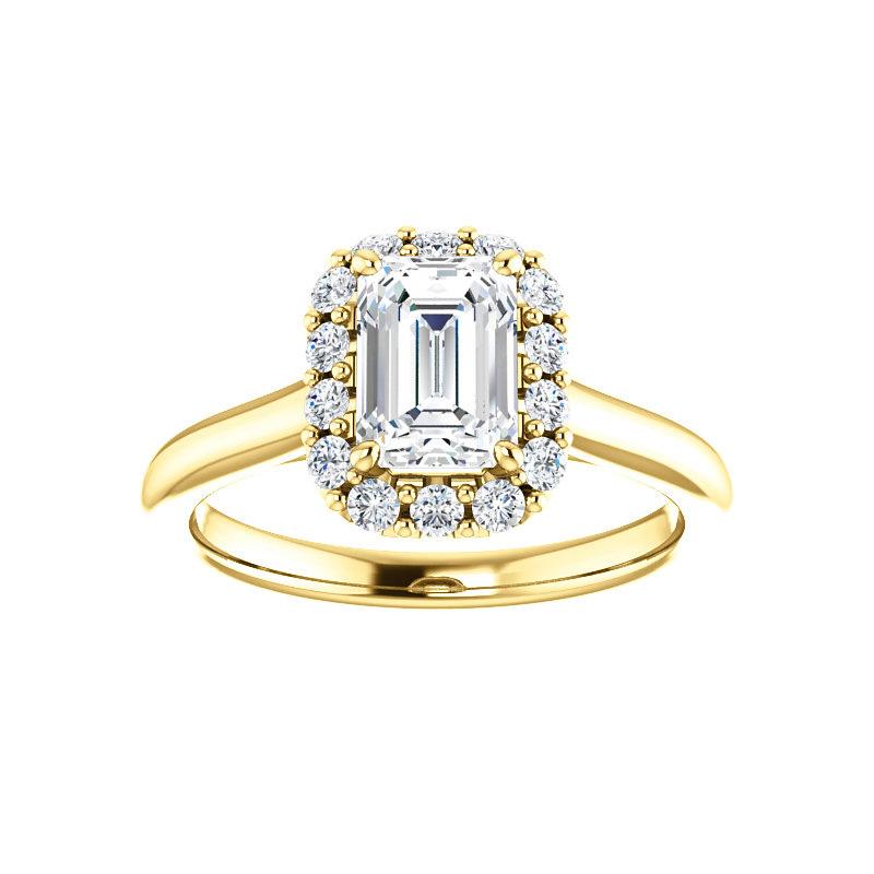 The Janie Emerald Moissanite Ring