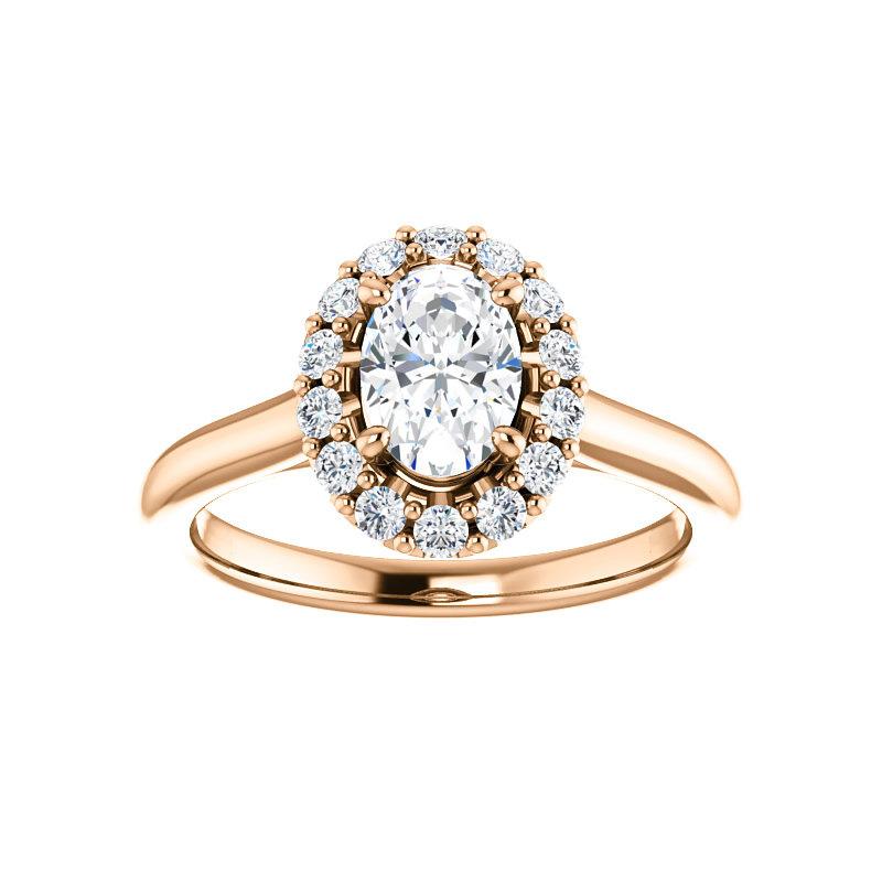 The Janie Oval Cut Moissanite Ring