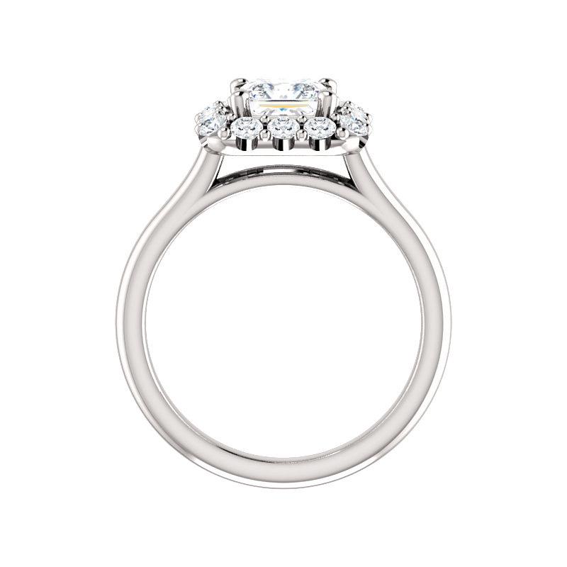 The Janie Princess Moissanite Ring