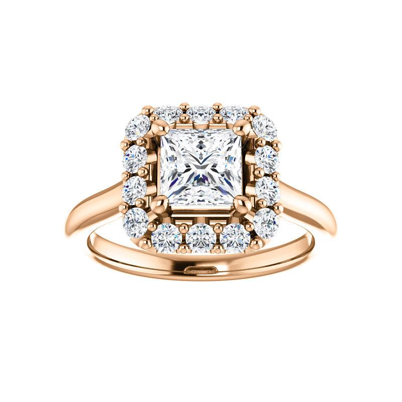 The Janie Princess Moissanite Ring
