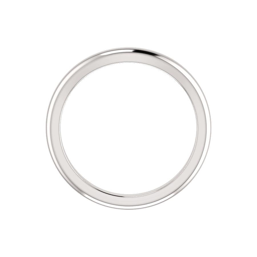 The Tina Design Wedding Ring In White Gold Profile